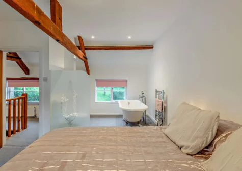 Bedroom #2 at Hittisleigh Cottage, Hittisleigh