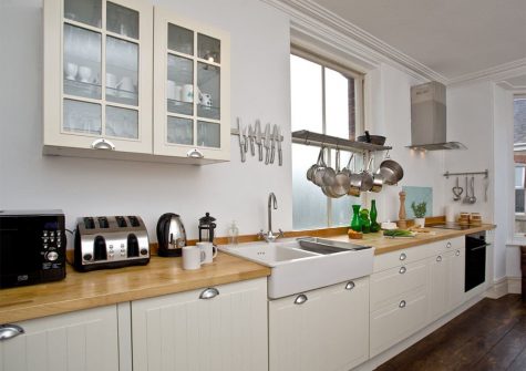 The kitchen at Hobart House, Newquay