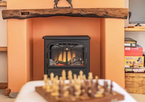 The living area at Holder's Barn, Monkokehampton