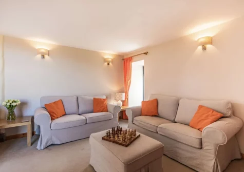 The living area at Holder's Barn, Monkokehampton