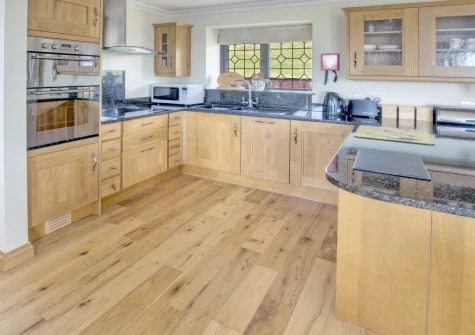 The kitchen at Holly Cottage, Seaton