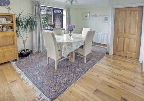 The dining room at Holly Cottage, Seaton