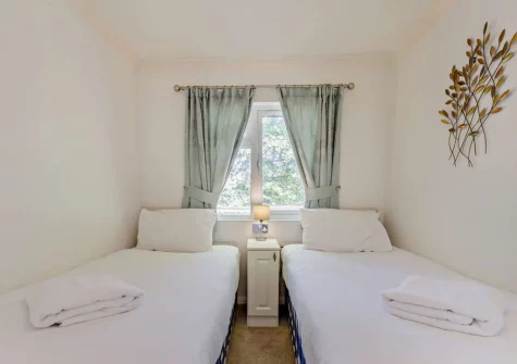 Bedroom #2 at Holly Lodge, Meldon