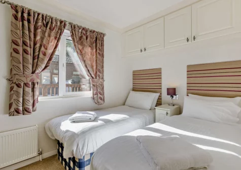 Bedroom #3 at Holly Lodge, Meldon