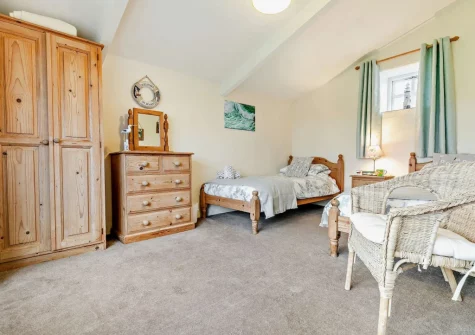 Bedroom #3 at Hollyberry Barn at Banns Farm, St Buryan