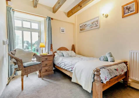 Bedroom #4 at Hollyberry Barn at Banns Farm, St Buryan