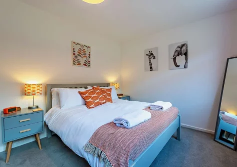 Bedroom #1 at Honey Pot, Bude
