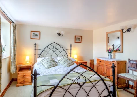 Bedroom #1 at Honeysuckle Cottage, Frithelstock
