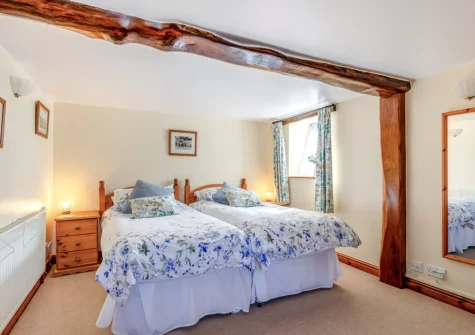 Bedroom #2 at Honeysuckle Cottage, Frithelstock