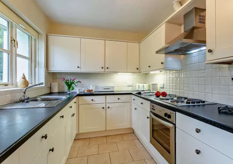 The kitchen at Hopetown Cottage, Trescott