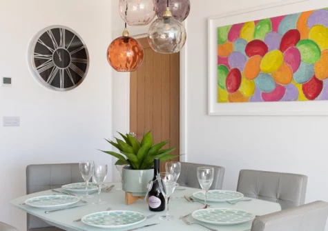 The dining area at Horizon View, St Buryan