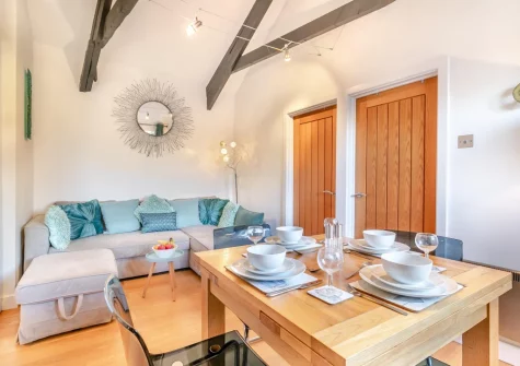 The dining area at Horse Shoe, St Ives