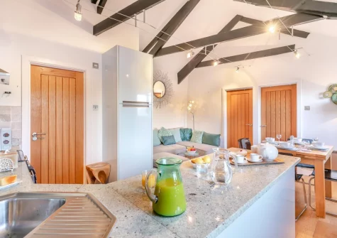 The kitchen at Horse Shoe, St Ives