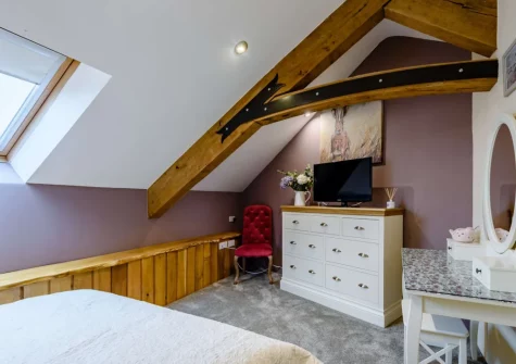 Bedroom #1 at Horseford Snug, East Worlington