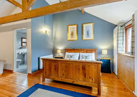 Bedroom #1 at Horseshoe Cottage, Ashwater