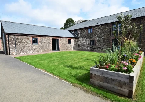 The garden at Horslett Barn, Tetcott
