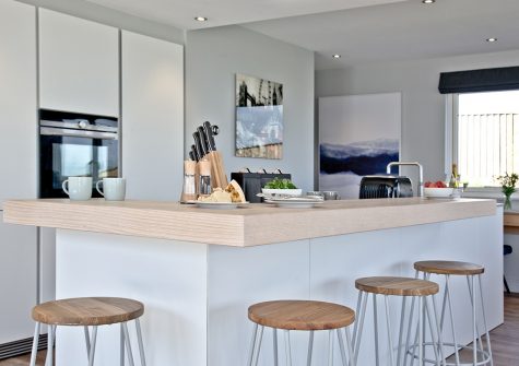 The kitchen at Huxham View Annexe, Exeter