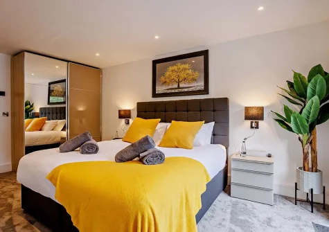 Bedroom #1 at Hyford Wood, Bideford
