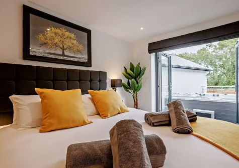 Bedroom #1 at Hyford Wood, Bideford