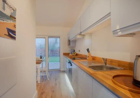 The kitchen at Hygge House, Shaldon
