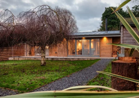 The patio & garden at Hygge House, Shaldon