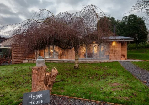 Hygge House is a stylish, contemporary holiday home with a wood burner for relaxing nights in together