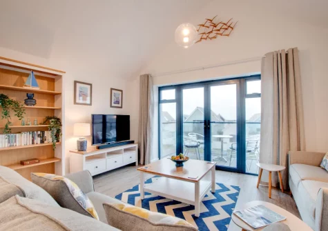 The living area at Idle Hour, Westward Ho!