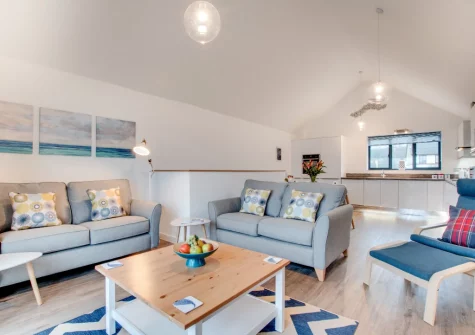 The living area at Idle Hour, Westward Ho!
