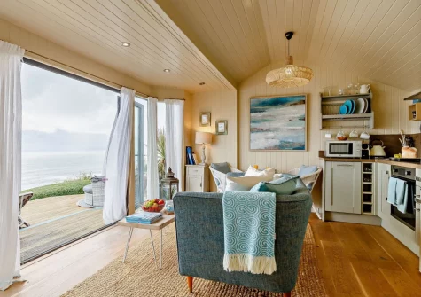 The living area at Infinity, Freathy