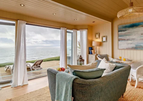 The living area at Infinity, Freathy