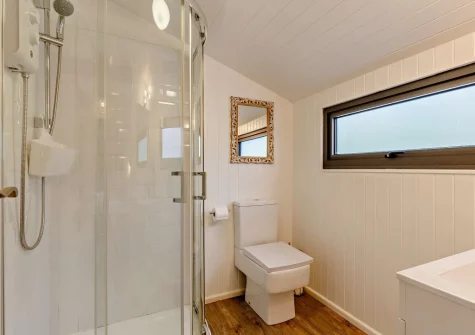 The shower room at Infinity, Freathy