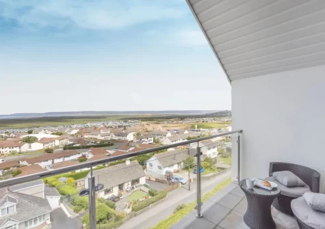 Bedroom #1 balcony & outdoor sitting area at Inglebrook Heights, Westward Ho!