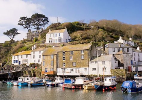 The pretty harbour at Polperro