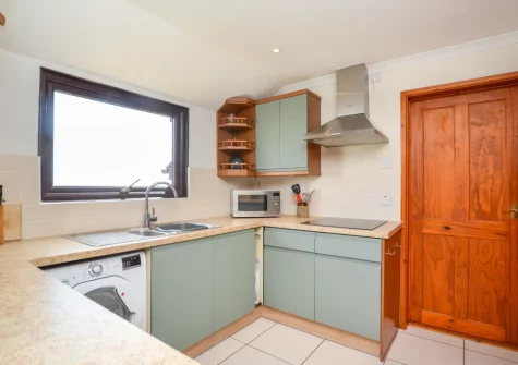 The kitchen at Inglenook, Porthleven