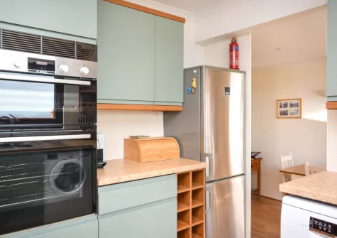 The kitchen at Inglenook, Porthleven