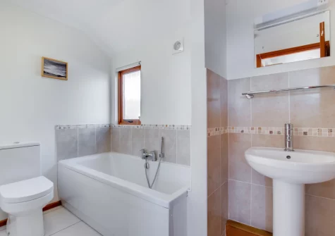 The bathroom at Inglenook, Porthleven