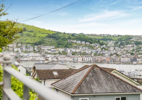 The view from the terrace & alfresco dining area at Inglewood Apartments, Kingswear