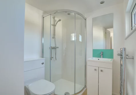 The ground floor shower room at Innisfree, Constantine Bay