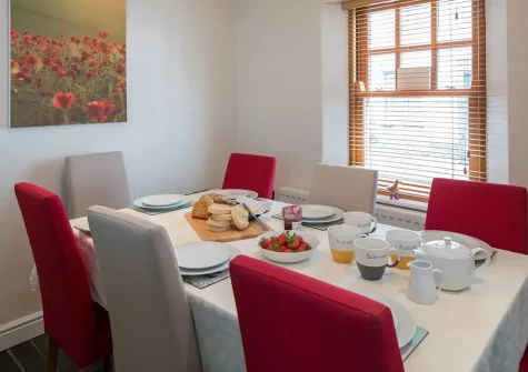 The dining area at Instow Bar View, Instow