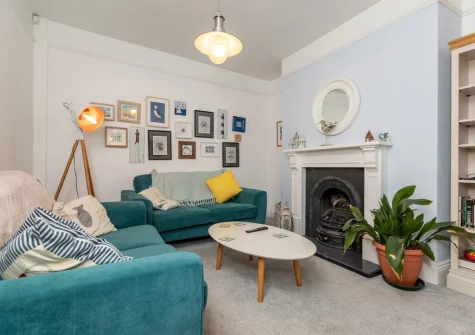 The cozy snug at Instow Cottage, Instow