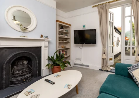 The cozy snug at Instow Cottage, Instow