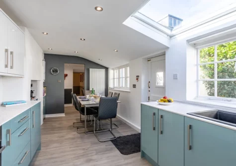 The kitchen & dining area at Instow Cottage, Instow