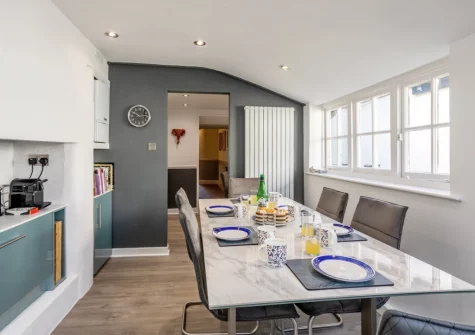 The kitchen & dining area at Instow Cottage, Instow