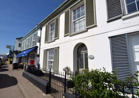 Instow Cottage is arranged over three floors with the living room on the top floor benefitting from unspoilt views over the estuary and across to neighbouring Appledore