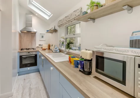 The kitchen at Inter-Nos, Looe