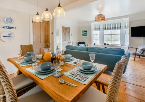 The dining area at Inter-Nos, Looe