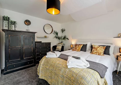 Bedroom #1 at Into The Blue, Combe Martin