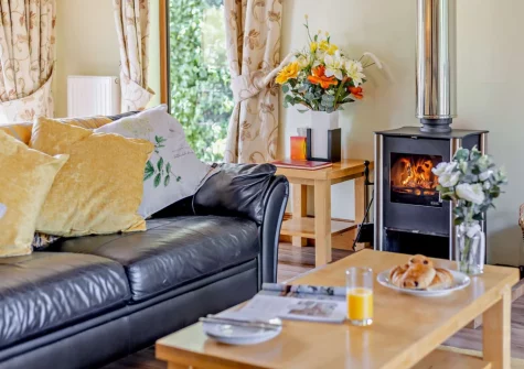 The living area at Island View, South Molton