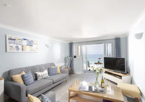 The living area at Ivory, Carbis Bay