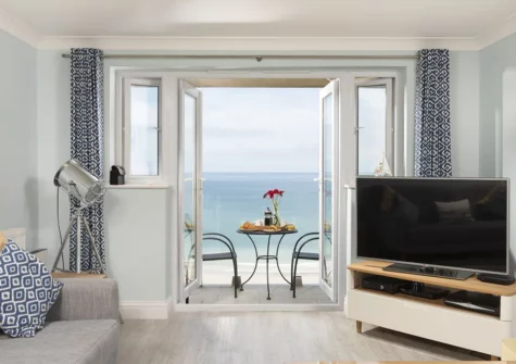 The living area at Ivory, Carbis Bay
